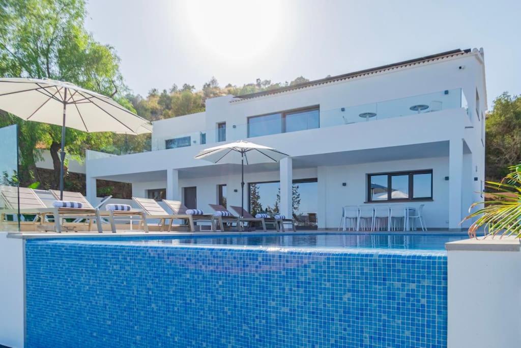 Spectacular Sea View Infinity Pool Villa Alegria For 10 By Happyplace Malaga Exterior photo