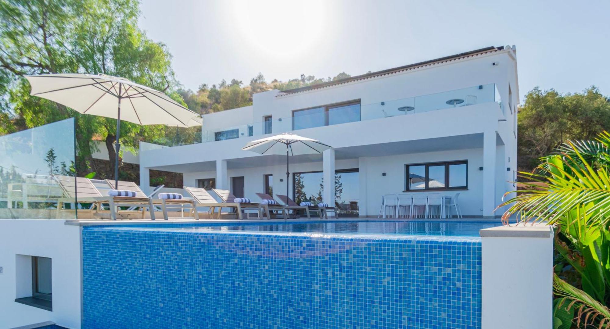 Spectacular Sea View Infinity Pool Villa Alegria For 10 By Happyplace Malaga Exterior photo