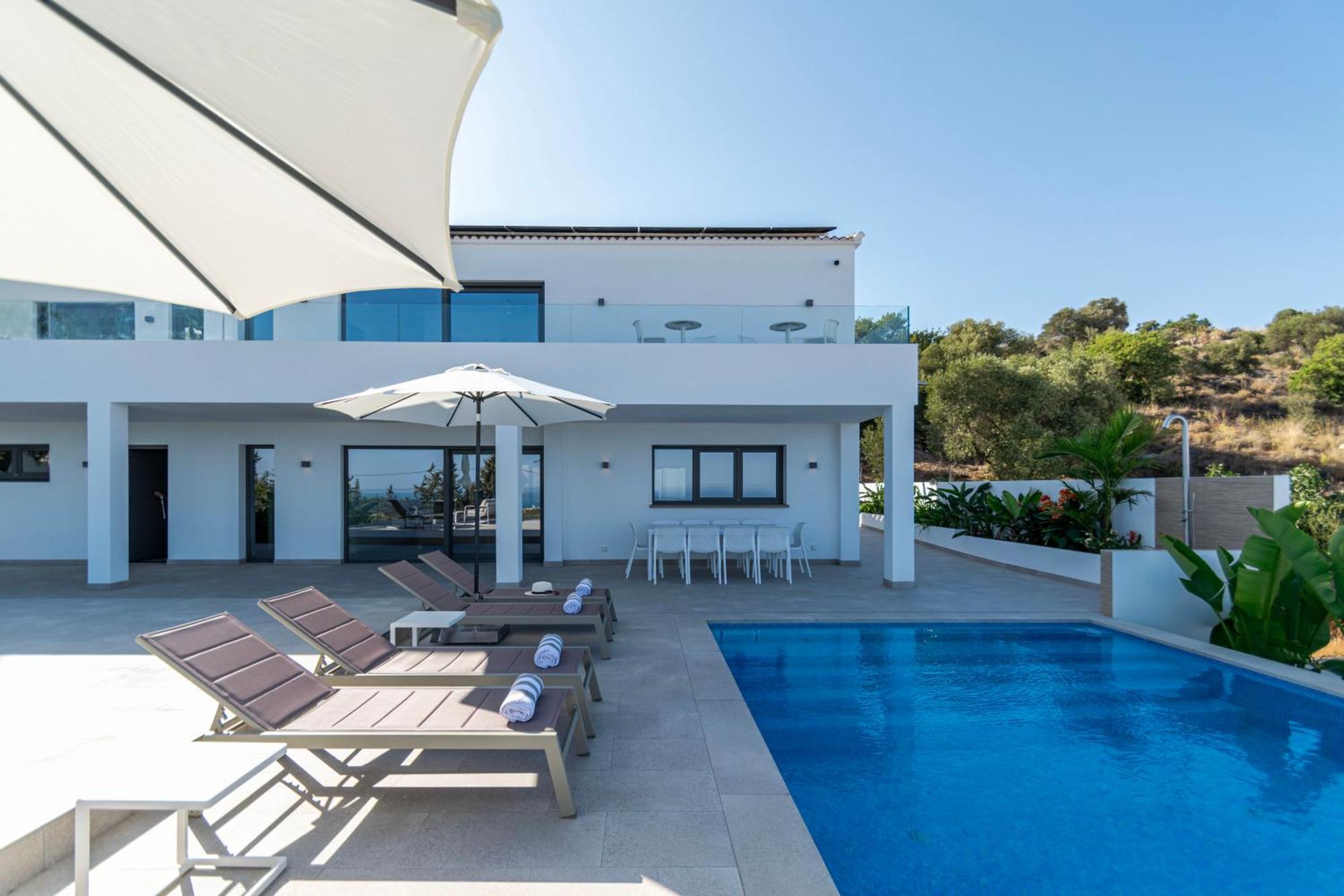 Spectacular Sea View Infinity Pool Villa Alegria For 10 By Happyplace Malaga Exterior photo