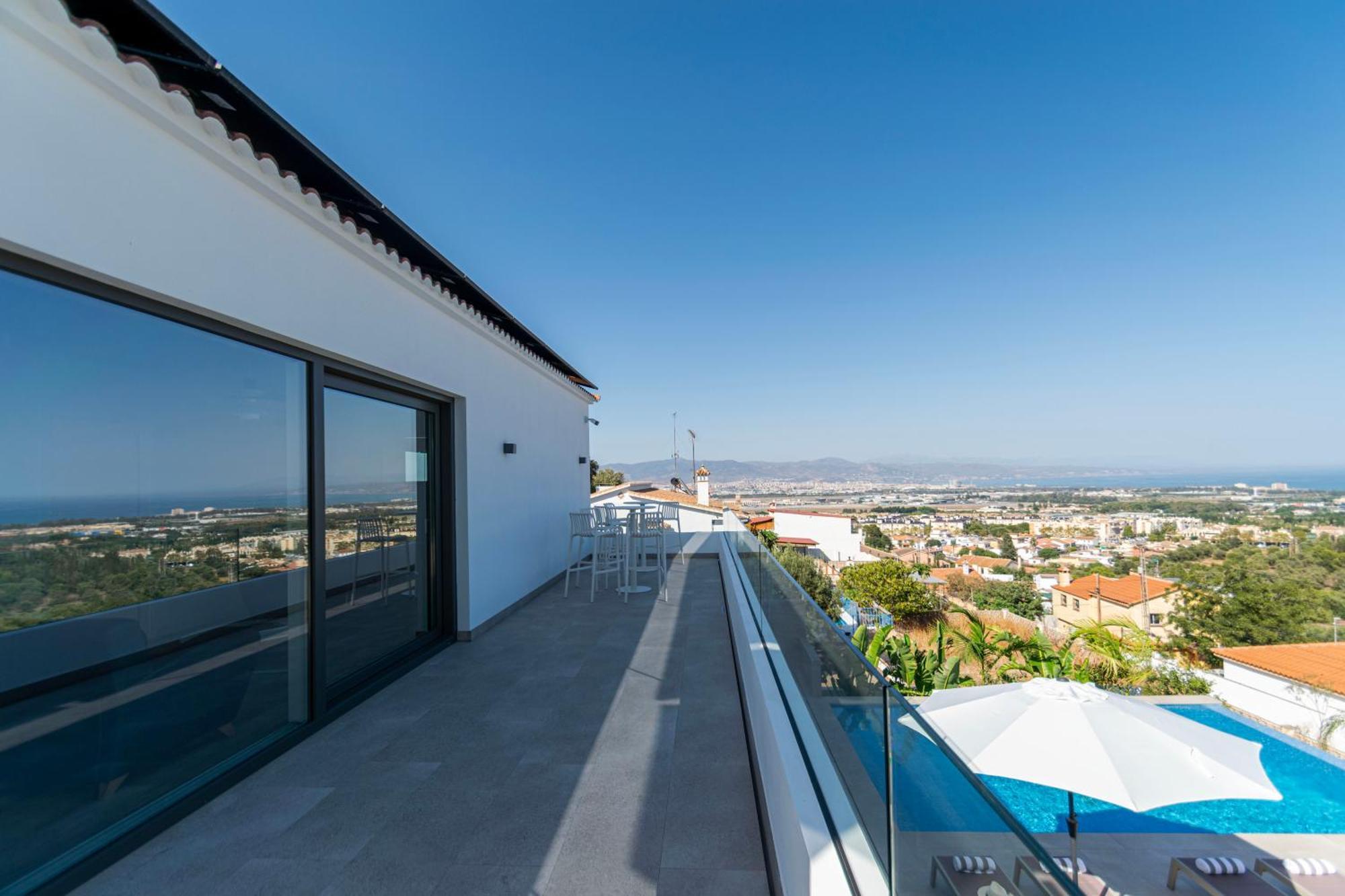 Spectacular Sea View Infinity Pool Villa Alegria For 10 By Happyplace Malaga Exterior photo