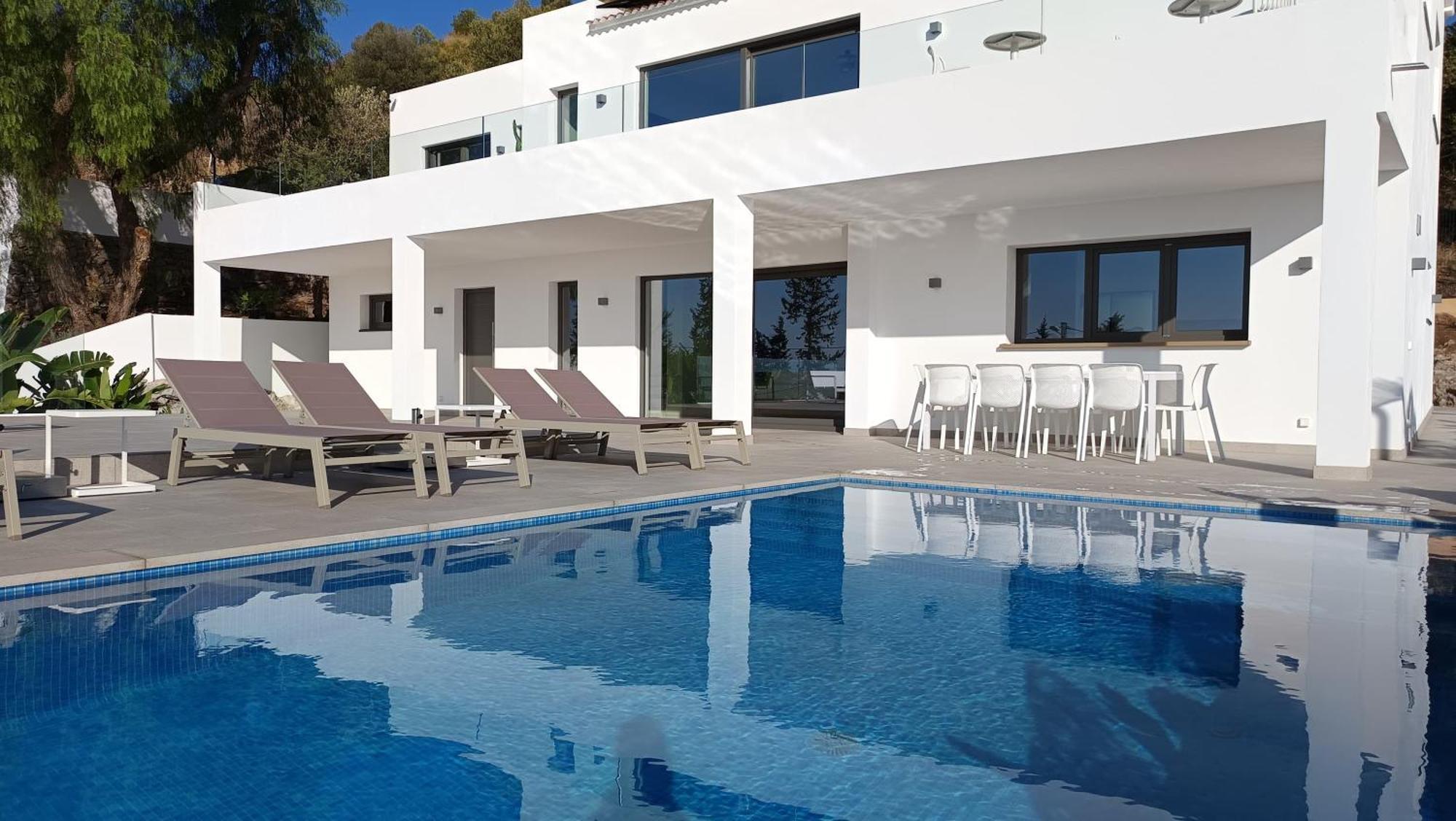 Spectacular Sea View Infinity Pool Villa Alegria For 10 By Happyplace Malaga Exterior photo